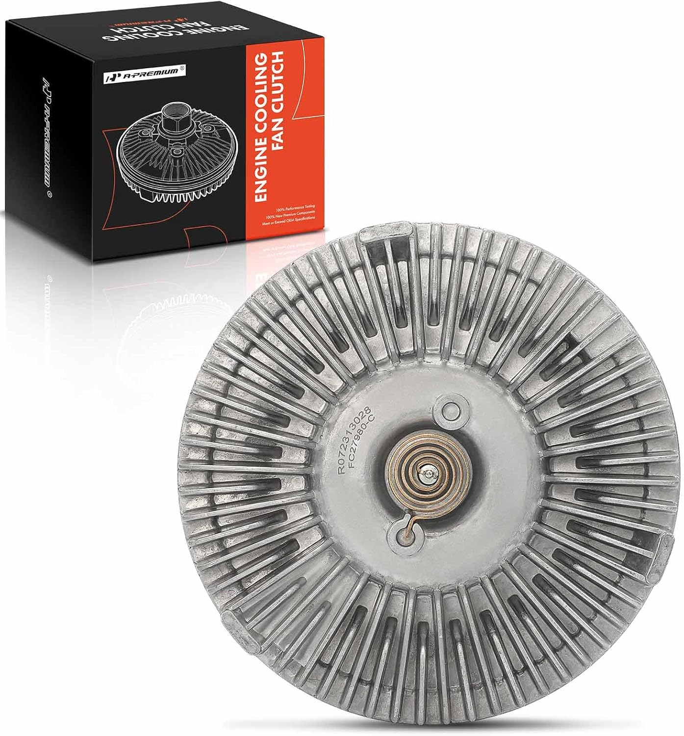 A-Premium Engine Cooling Fan Clutch Compatible with Dodge Ram 2500, Ram 3500 1994-1999, D250 D350, W250 W350 1990-1993, L6 5.9L, Replace# 52028615AB, 2798