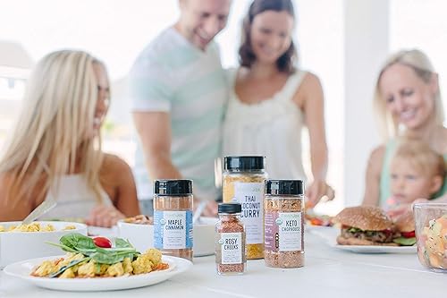 Miniatura 7 de FreshJax Copos de chile rojo ahumado orgánico (botella de 2.5 onzas) sin OMG, sin gluten, keto, paleo, sin conservantes copos de chile rojo