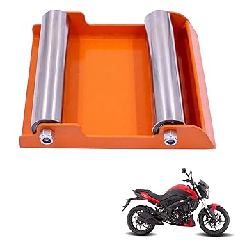 Asryd Portable Wheel Roller for Bike Tyre, Chain Cleaning & Lubricating 160Kg Weight Capacity for Bajaj Dominar 250 (Pack of 1Pcs)