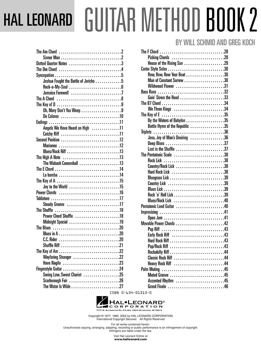 Guitar Method Book 2 | Hal Leonard Beginner to Intermediate Guitar Lesson Book | Learn Chords Fingerstyle Power Chords and Rhythm Techniques | Includes Online Audio for Practice and Self Learning - Image 3