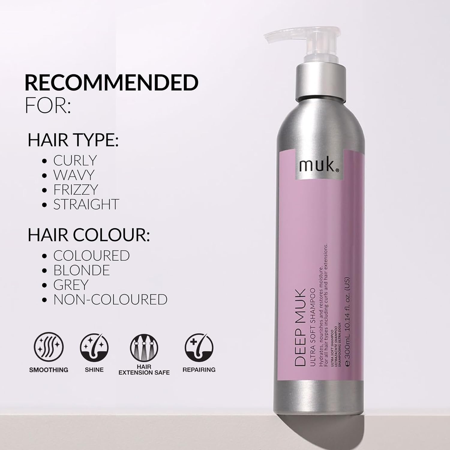 MUK. Haircare Deep Ultra Soft Shampoo - 300ML