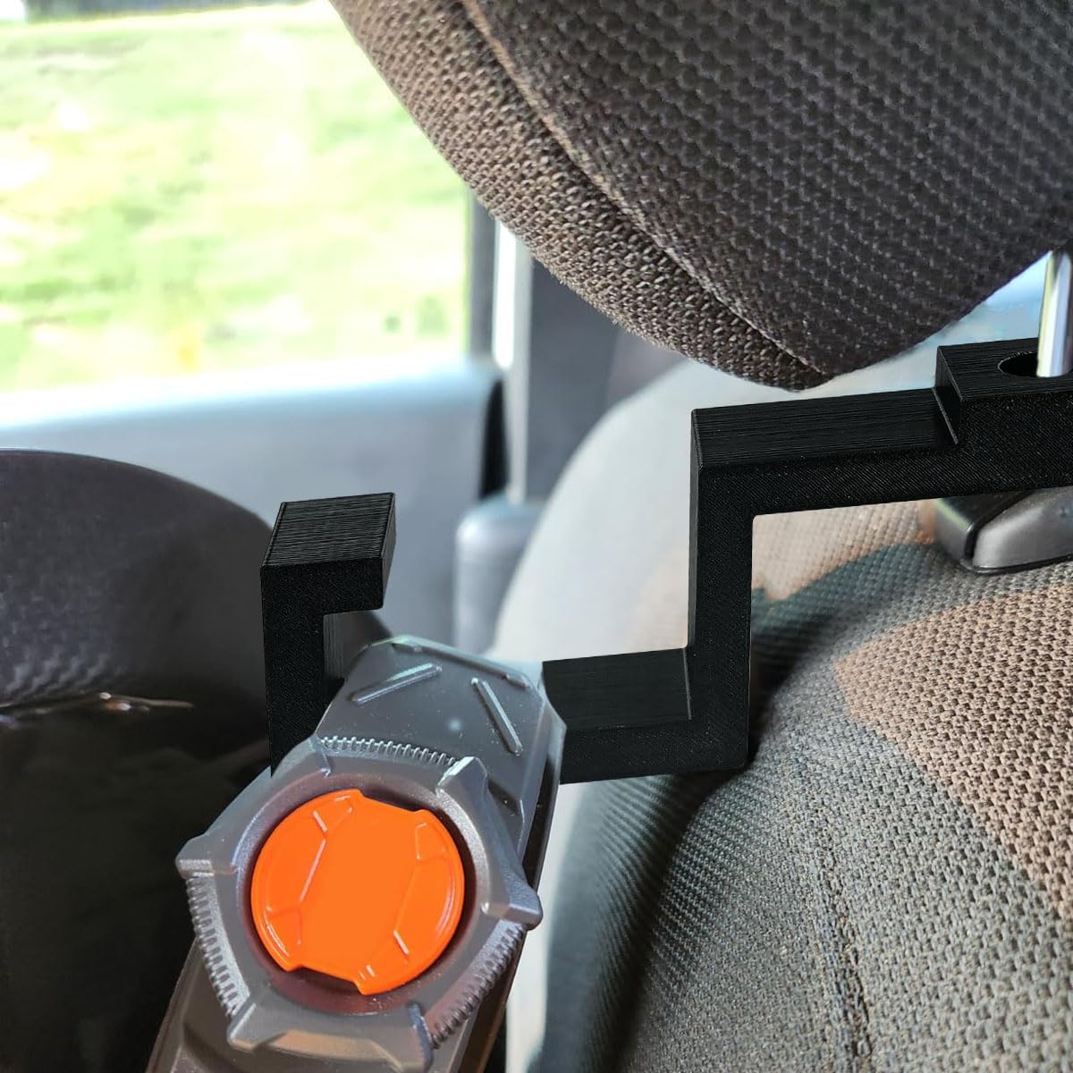 Hard Hat Holder for Truck Seat Work Truck Accessories for Car Sea Portable Rack Suitable for Various Safety Helmet Styles image 2