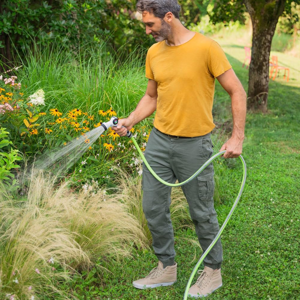 FITT Kiuma 30m, Tuyaux de jardin léger, flexible et résistant pour une utilisation quotidienne et intensive