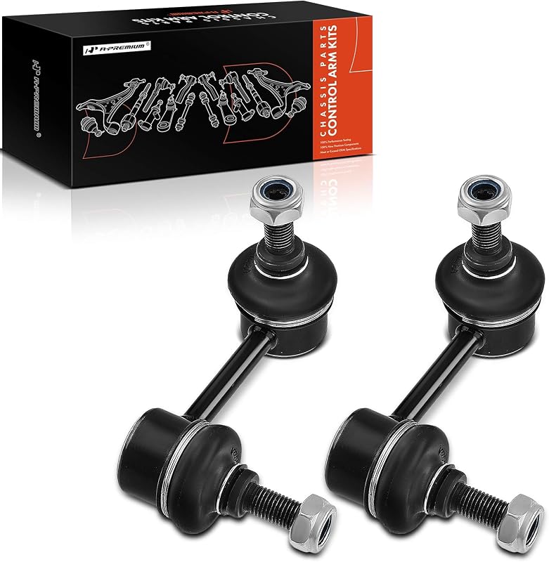 Bieleta traseira da barra estabilizadora A-Premium para Jeep, Chrysler, Dodge e Mitsubishi – 1 unidade