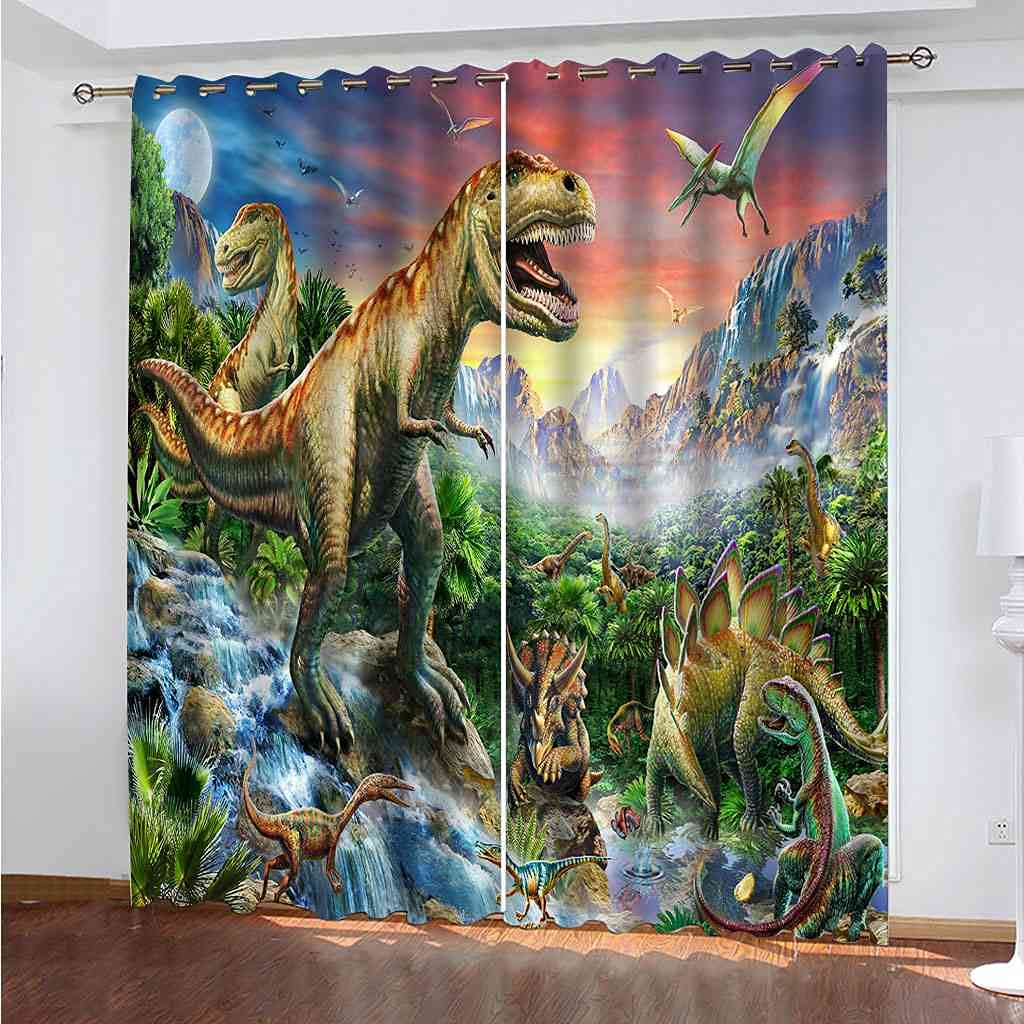 Rideau occultant à oeillets 100% polyester thermique pour chambre enfant et salon