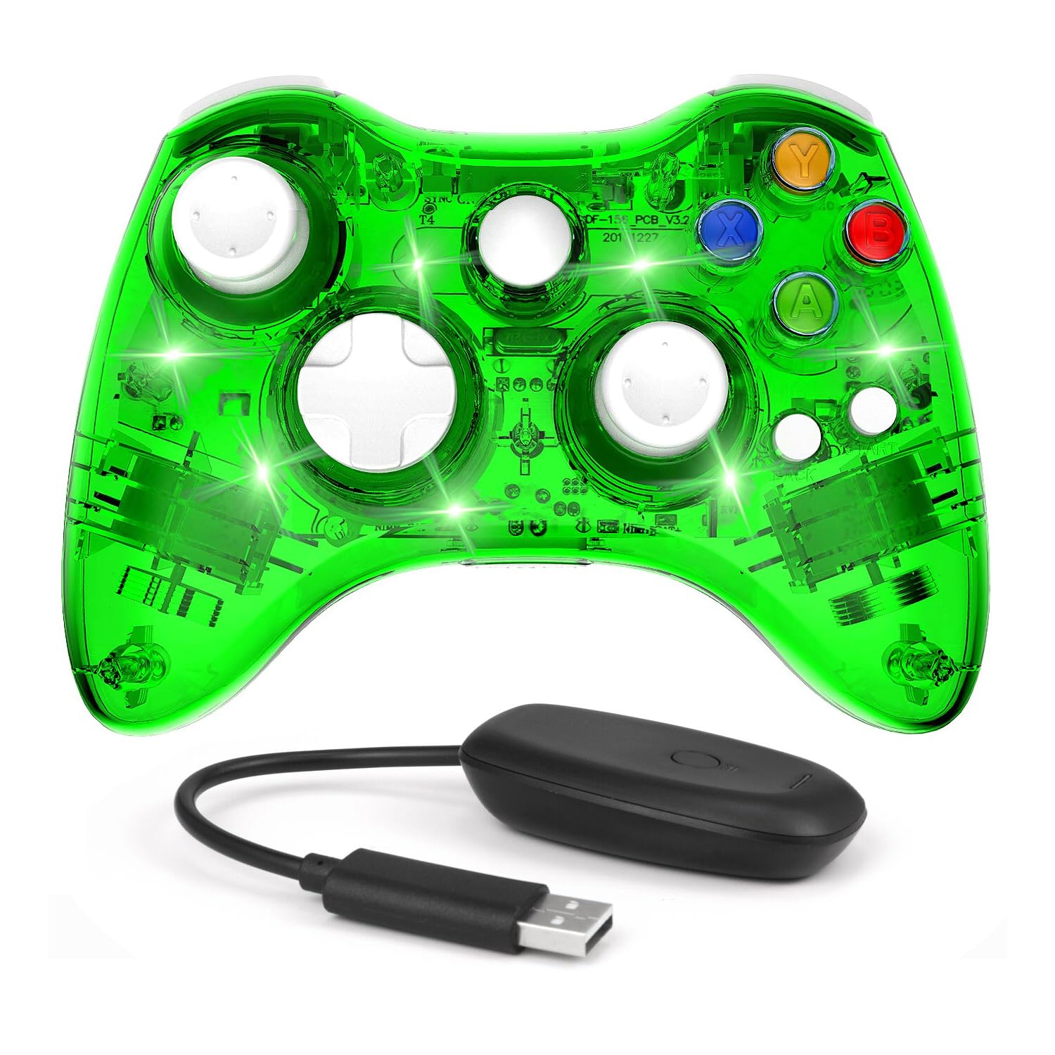 Amazon.com: PAWHITS Wireless Xbox 360 Controller with Cool