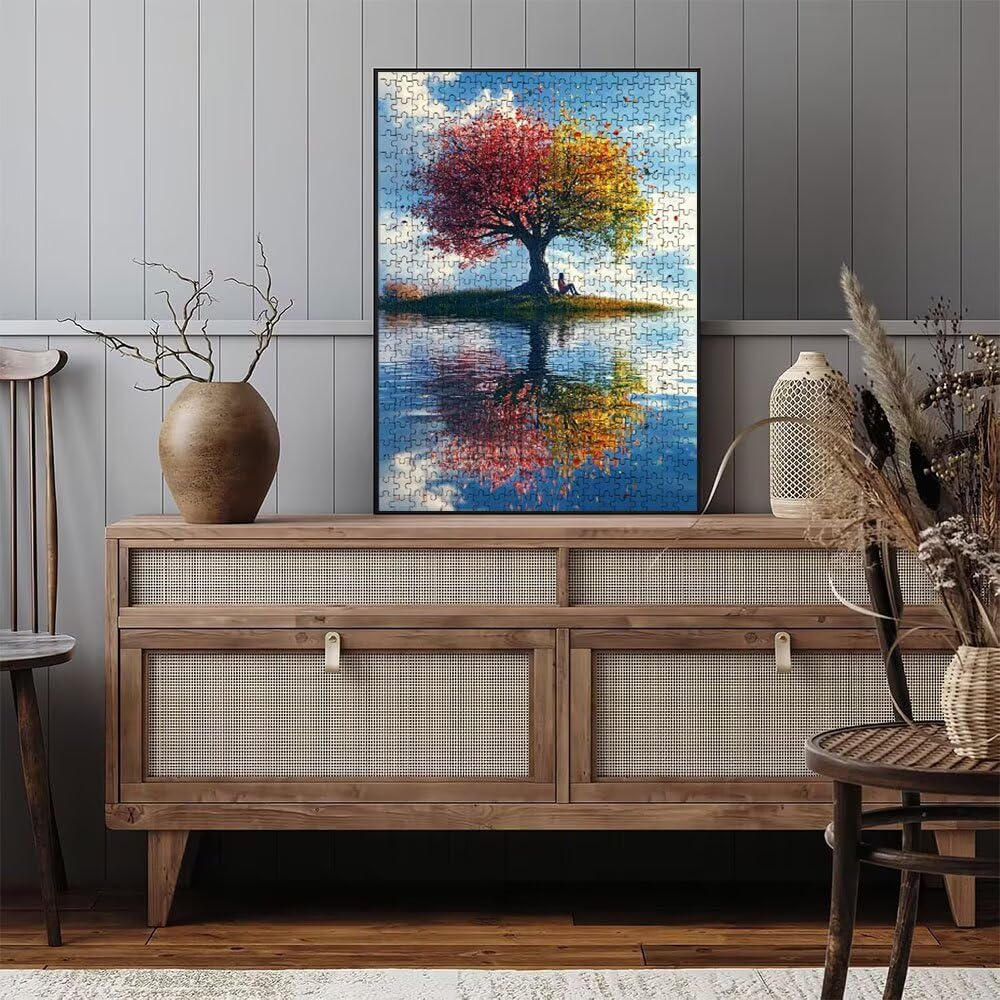 Puzzle 6000 Pezzi, Albero Donna 3D Puzzle per Adulti Impegnativo, Educa Puzzles Artistico, Divertente E Stimolante Puzzles Decorativo per La Famiglia, Regalo e Decorazione Pareti DX0YL6-845