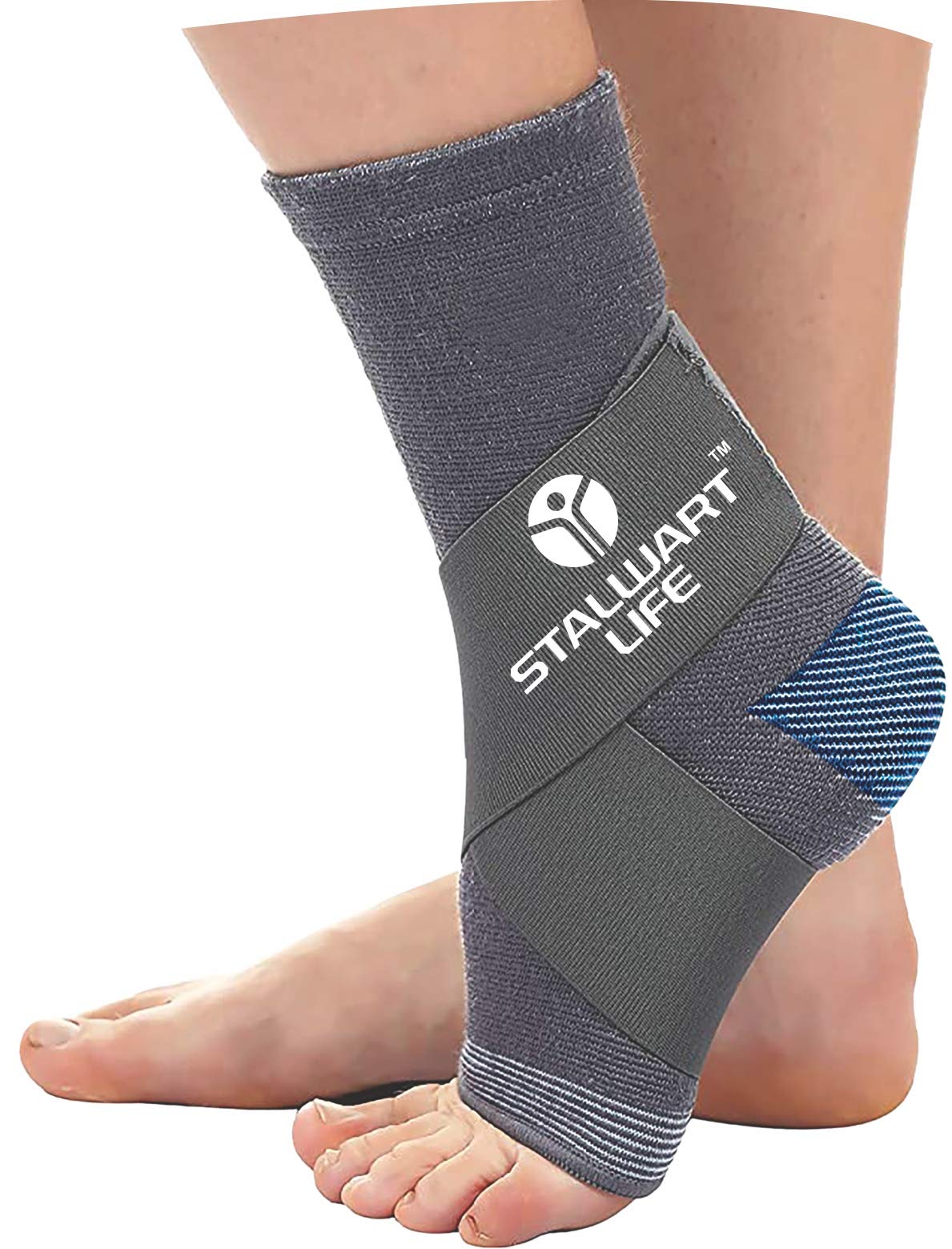 STALWART LIFE Ankle Compression Support with Elastic Strap Binder for Ankle Injury Pain Relief Brace for Women and Men for Strained or Sprained Ankle -XL [27-30 CM] (B08VS6JGY1) Amazon Price History, Amazon Price Tracker
