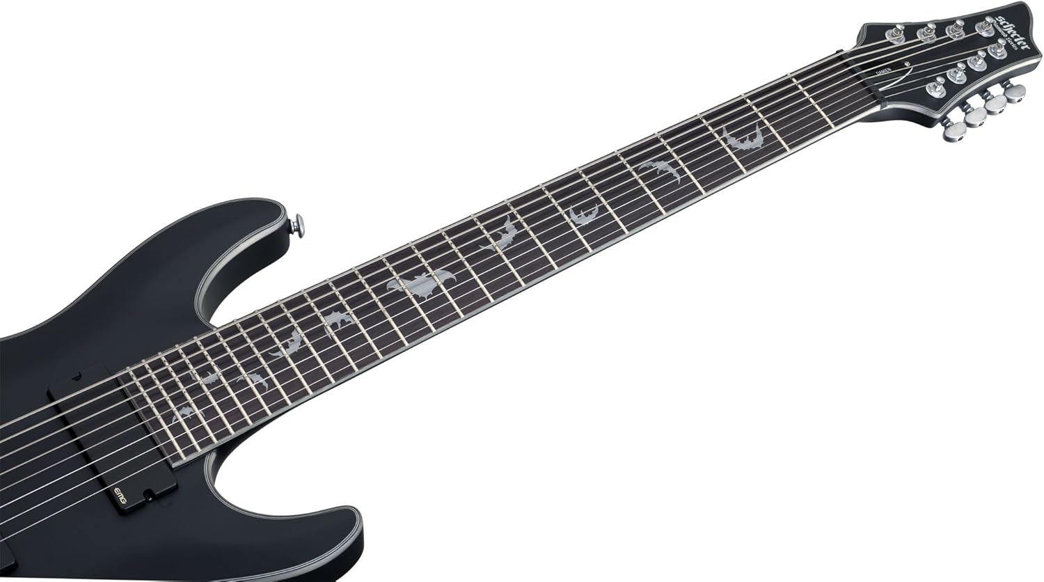 Schecter Damien Platinum 8 - Satin Black