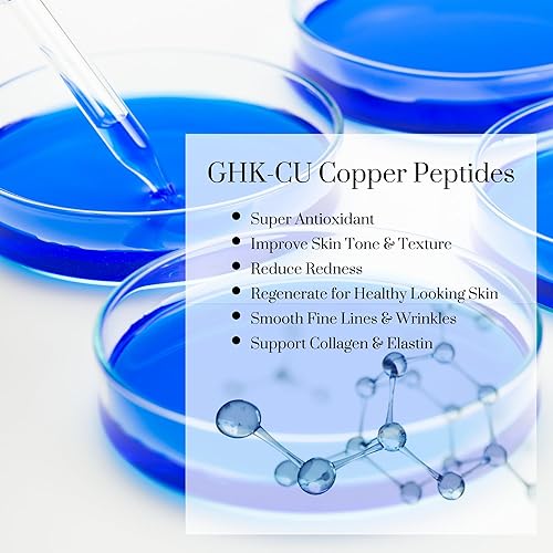 Miniatura 3 de Skin Perfection GHK Copper Peptide DIY Polvo para el cuidado de la piel y el tratamiento del cabello Tarro de 0.04 oz