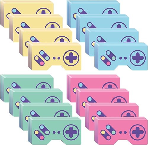 Miniatura 4 de Creative Converting Next Level - Juego de 8 cajas de regalo para fiestas de videojuegos  Caja de recuerdos con forma de controlador en verde, rosa,