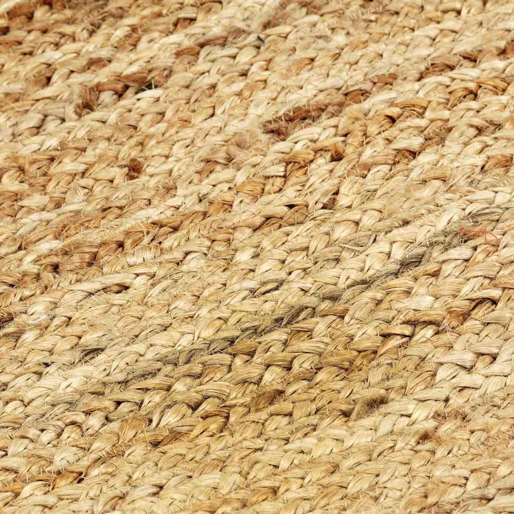 Tapis Fait à la Main en Jute Naturel 80x160 cm pour décoration intérieure et extérieure, Doux, antidérapant, Lavable, idéal pour Salon, Chambre, Cuisine, terrasse, Balcon