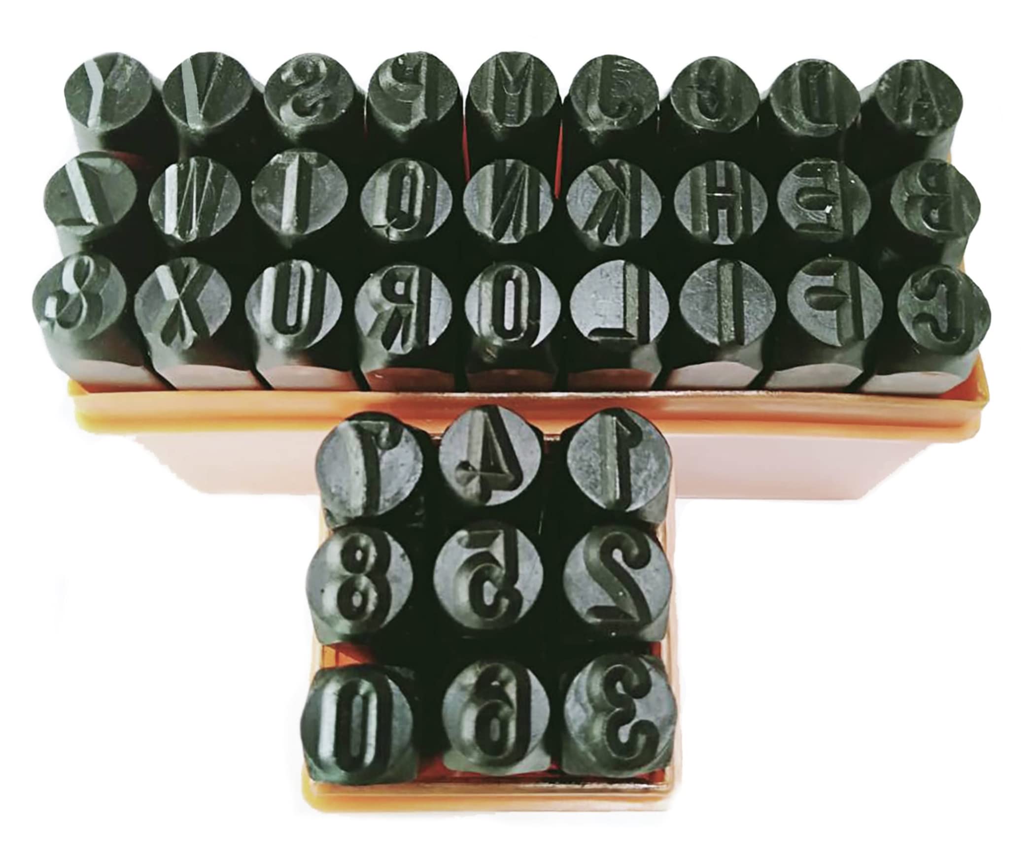 Amazon.co.jp: Lanx. 4mm 刻印セット 打刻印 ポンチ アルファベット