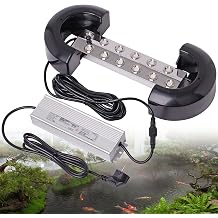 Mist Maker 12 Head Ultrasonic Mist Device with 400 W Waterproof Power Supply Heavy 8.5 L/H Mist Device Outdoor Spray Mist Cooling Courtyard Mist Humidifier Pond Mist Device