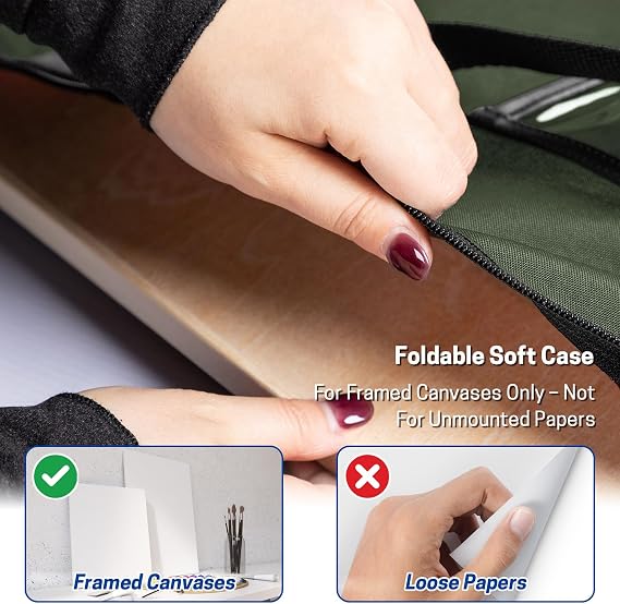 A1 Art Portfolio Case, Art Folder Carry Case (24 x 36)
