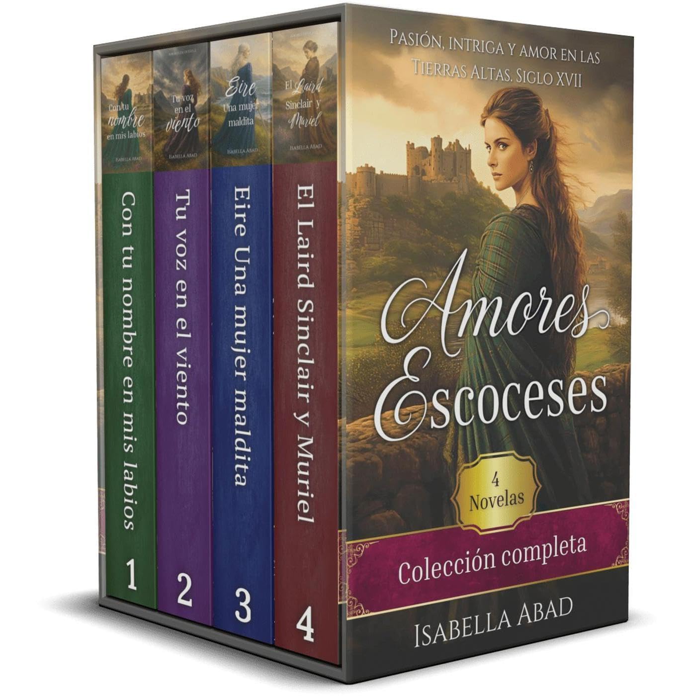 AMORES ESCOCESES. Colección completa. 4 Novelas.