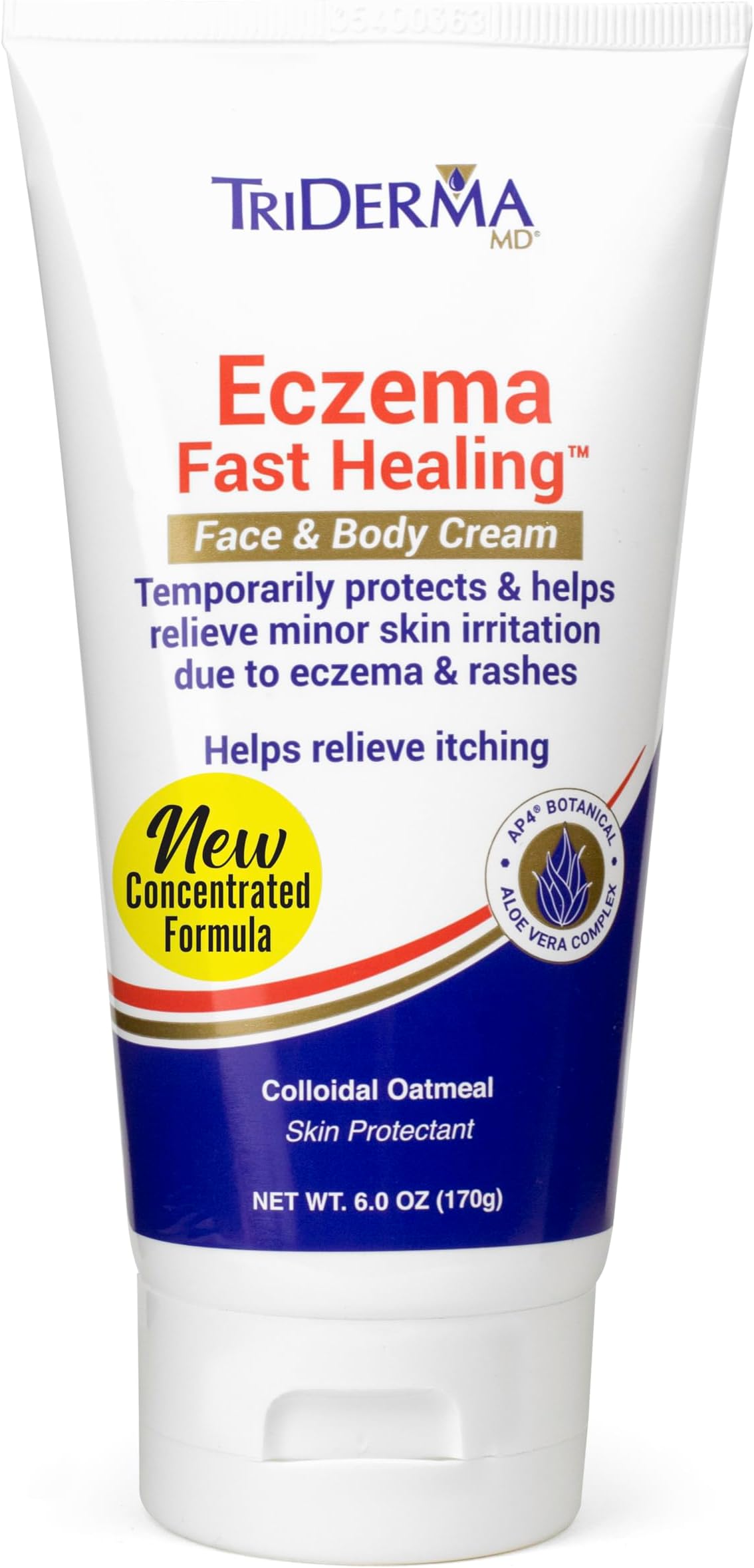 Eczema Cream Fast Healing Eczema Relief for Face and Body, 6.0 Ounce Tube