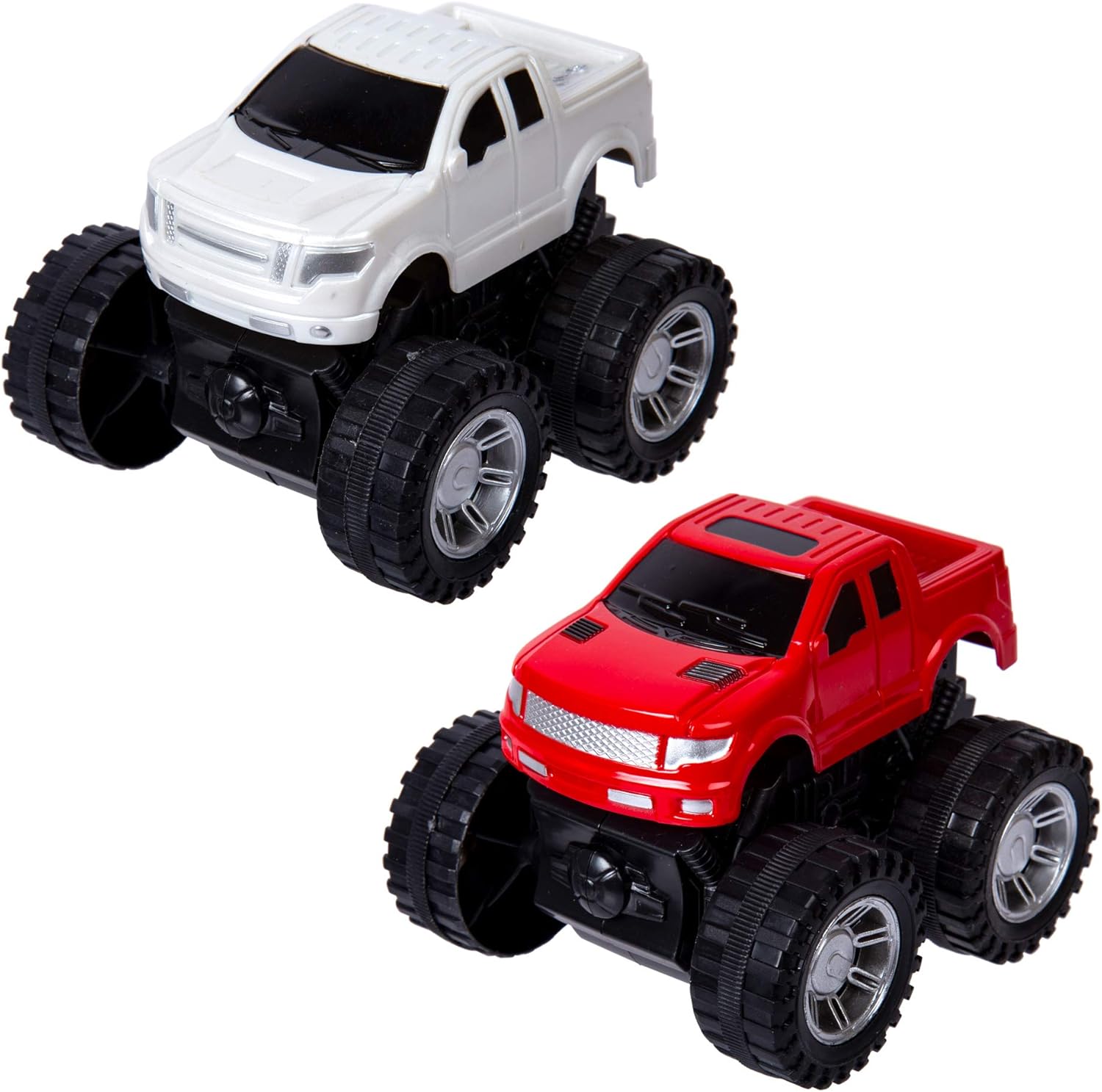 CTG, ""Racing X Car"" Big Wheel Truck, 10 Inches, Red/White