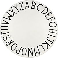 Vista 18 de Topotdor Alfombra redonda de juego para niños, del alfabeto, alfombra de área para guardería, alfombra de juego extra grande y suave para dormitorio