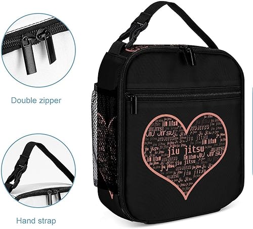 Miniatura 5 de Love Jiujitsu - Lonchera térmica reutilizable, bolsa portátil para hombres y mujeres