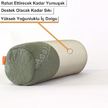 beddo™ Bamboo Series | Orthopedic Multi-Purpose Pillow | 2 Pack | Khaki Color