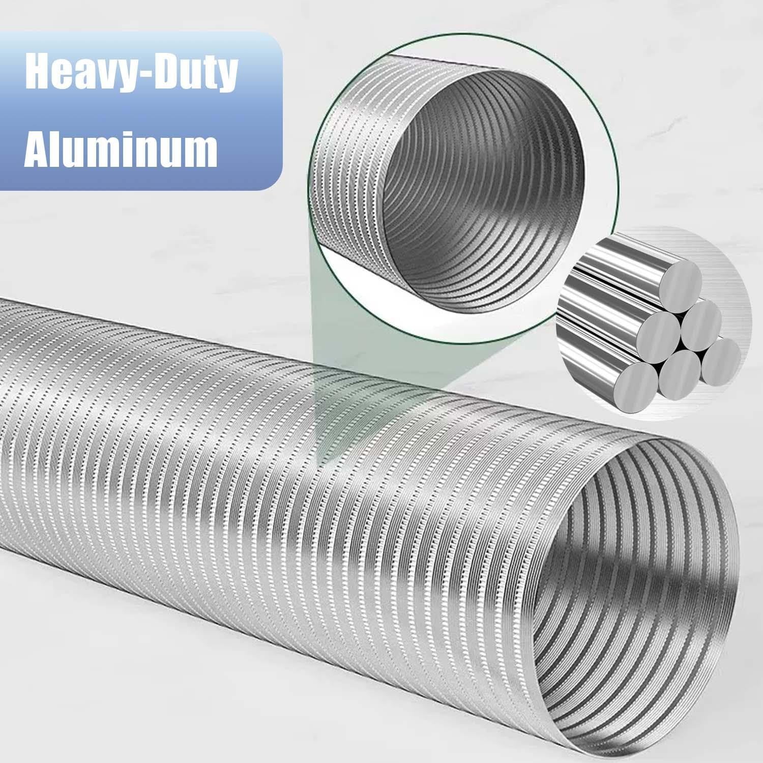 Tubo De Ventilación Flexible De Aluminio Manguera Aire Acondicionado