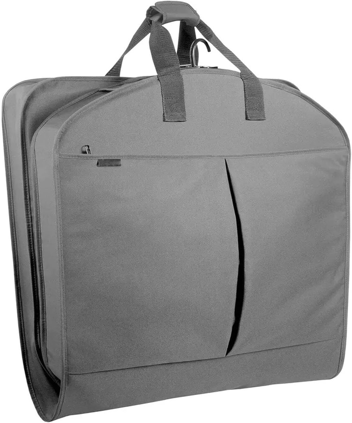 Large Foldable Premium Garment Carrier Suit Duffel Bag With Adjustable Handles - Wardrobe, Jacket, Dress Cover Storage for Men's Travel (Dark Grey)