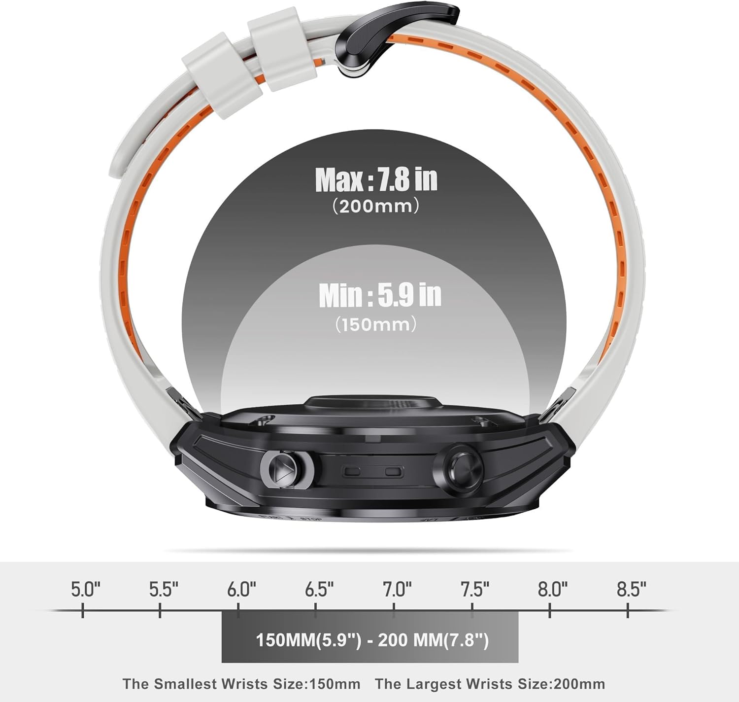 For Fenix 6S Watch Band/Fenix 7S Watch Band/Fenix 5S Watch Band 20MM Silicone Watch Band For Fenix 5S Plus/Fenix 6S Pro/Instinct 2S