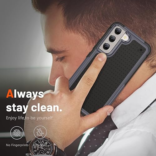 Miniatura 7 de Jeylly Funda para Samsung Galaxy S21 no para S21 Plus y S21 Ultra, resistente a prueba de golpes, antiarañazos, parte trasera dura, para Galaxy S21