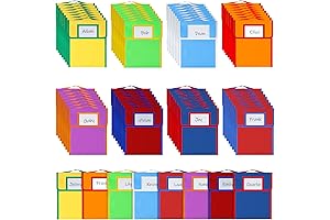 Talltalk 72-Pack Bulk Book Bags for the Classroom: Functional and Practical Book...