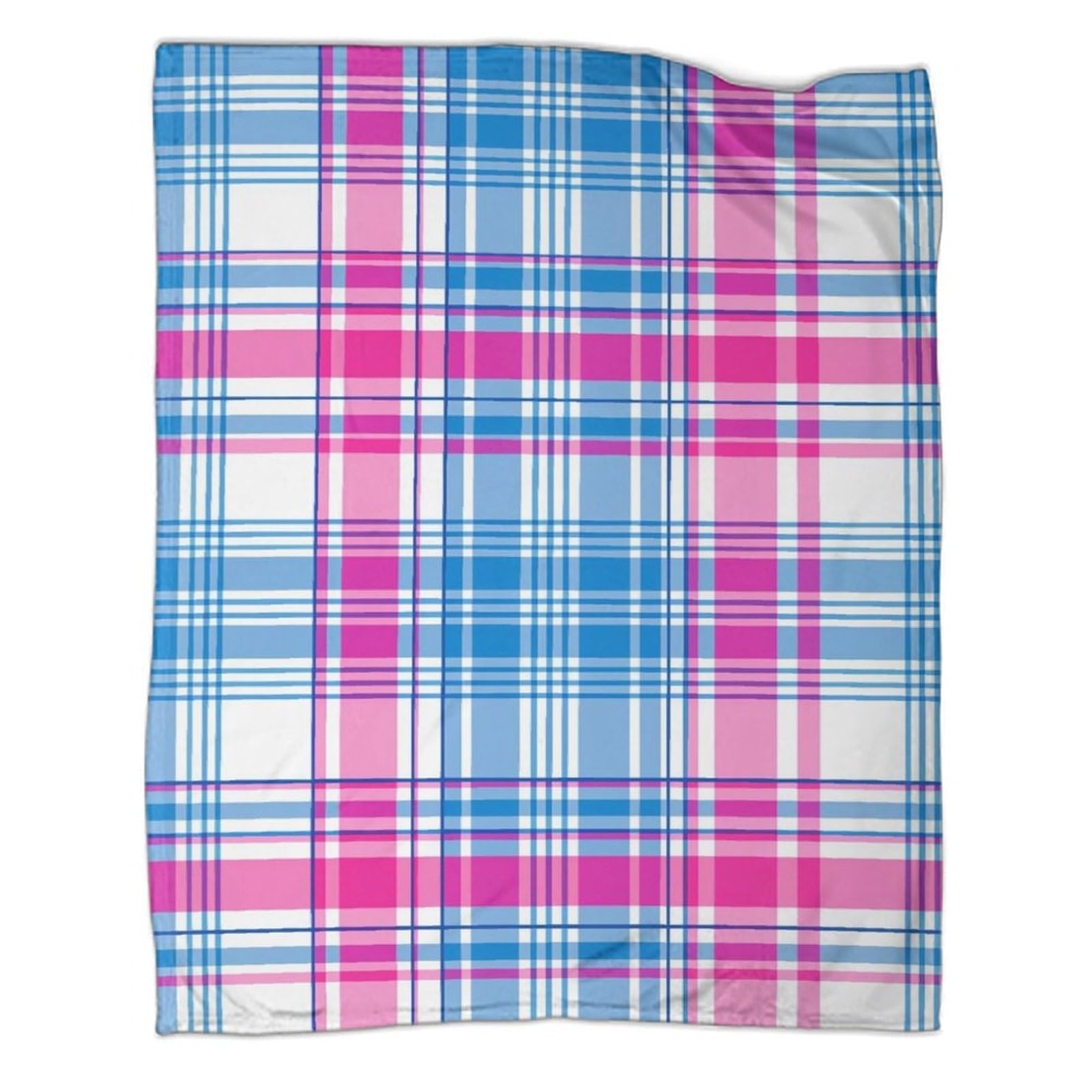 Couverture microfibre graphique 150x200 cm douce pour lit et canapé