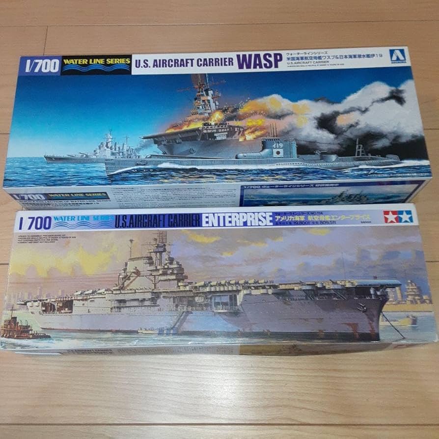 WLシリーズのアメリカ空母サラトガとエンタープライズとワスプと潜水艦伊ー19 MasterFileblog » アオシマ・WLシリーズで米国海軍航空母艦WASP