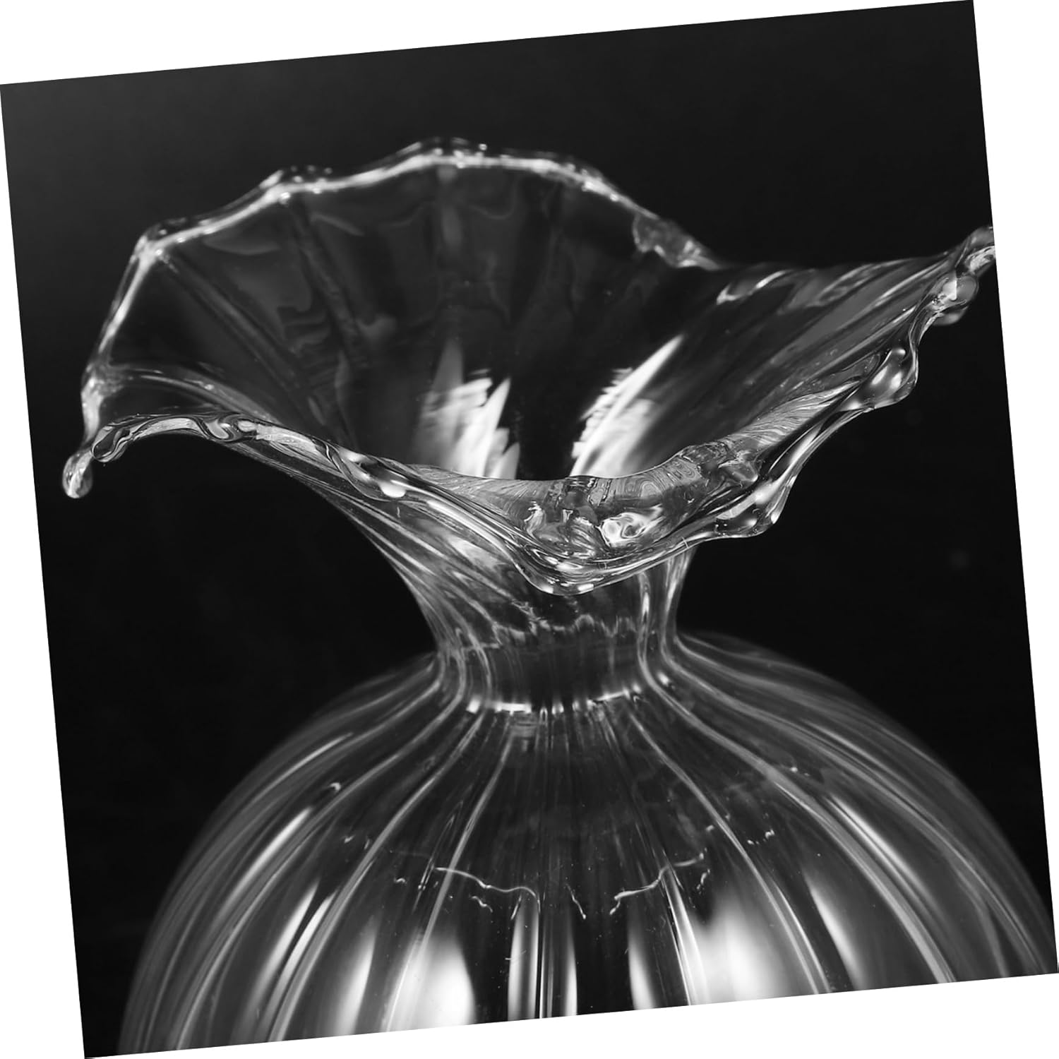 PRETYZOOM 4pcs Hydroponic Glass Vase for Water Plants Elegant Desktop Terrarium Decor for Home and Wedding Centerpieces Simple Design Smooth Surface for Flower Arrangements