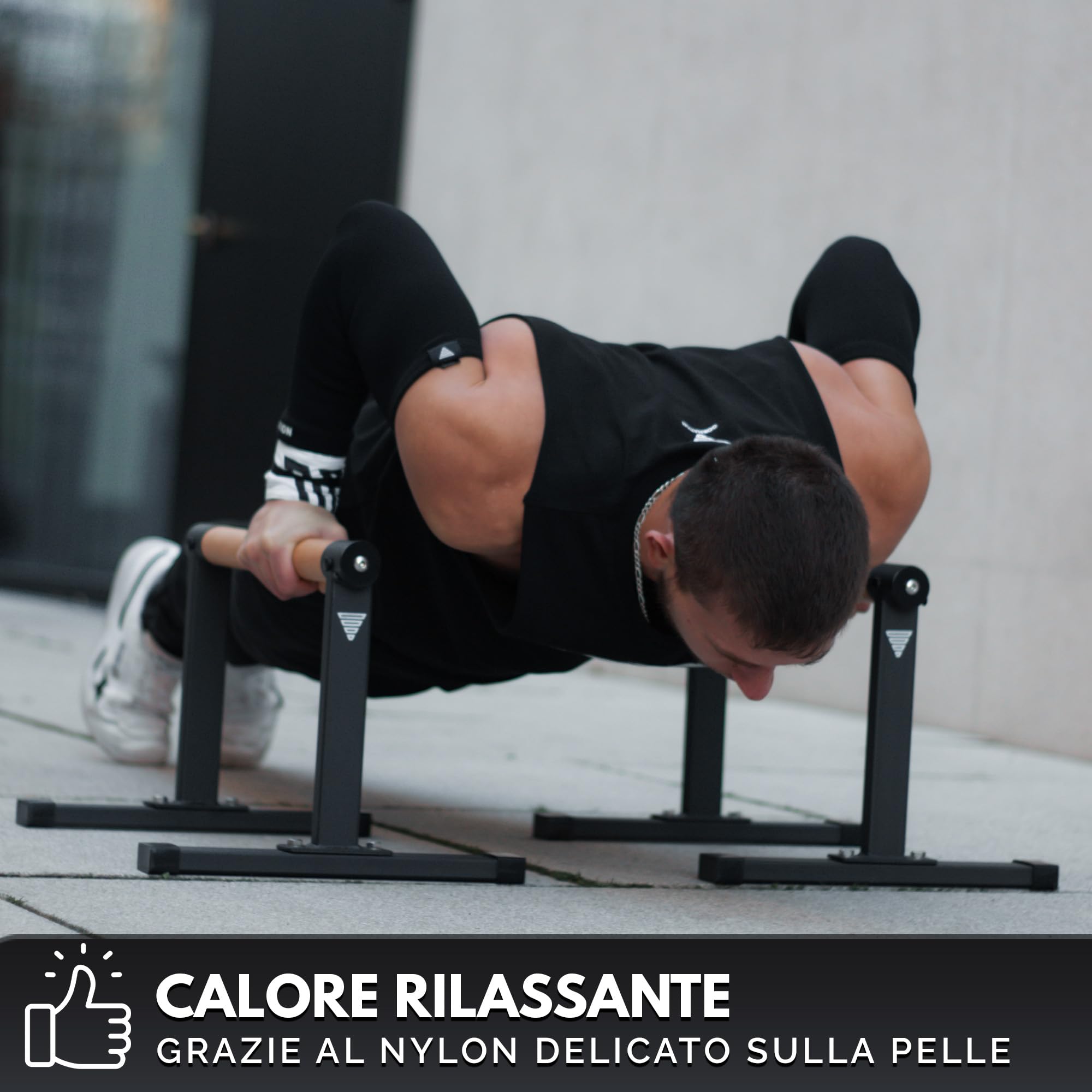 GORNATION Manicotti per Braccia, Compressione per Pallavolo, Running, Ciclismo, Fitness e Calisthenics, Uomo e Donna, Scaldabraccia e Compressione per Braccia e Gomiti per Sport, Compressione, 1 Paio