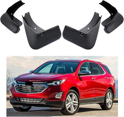 Guardabarros de coche guardabarros para guardabarros de automóvil, compatible con Chevrolet Equinox 2018 2019 2020 2021 2022 2023 2024