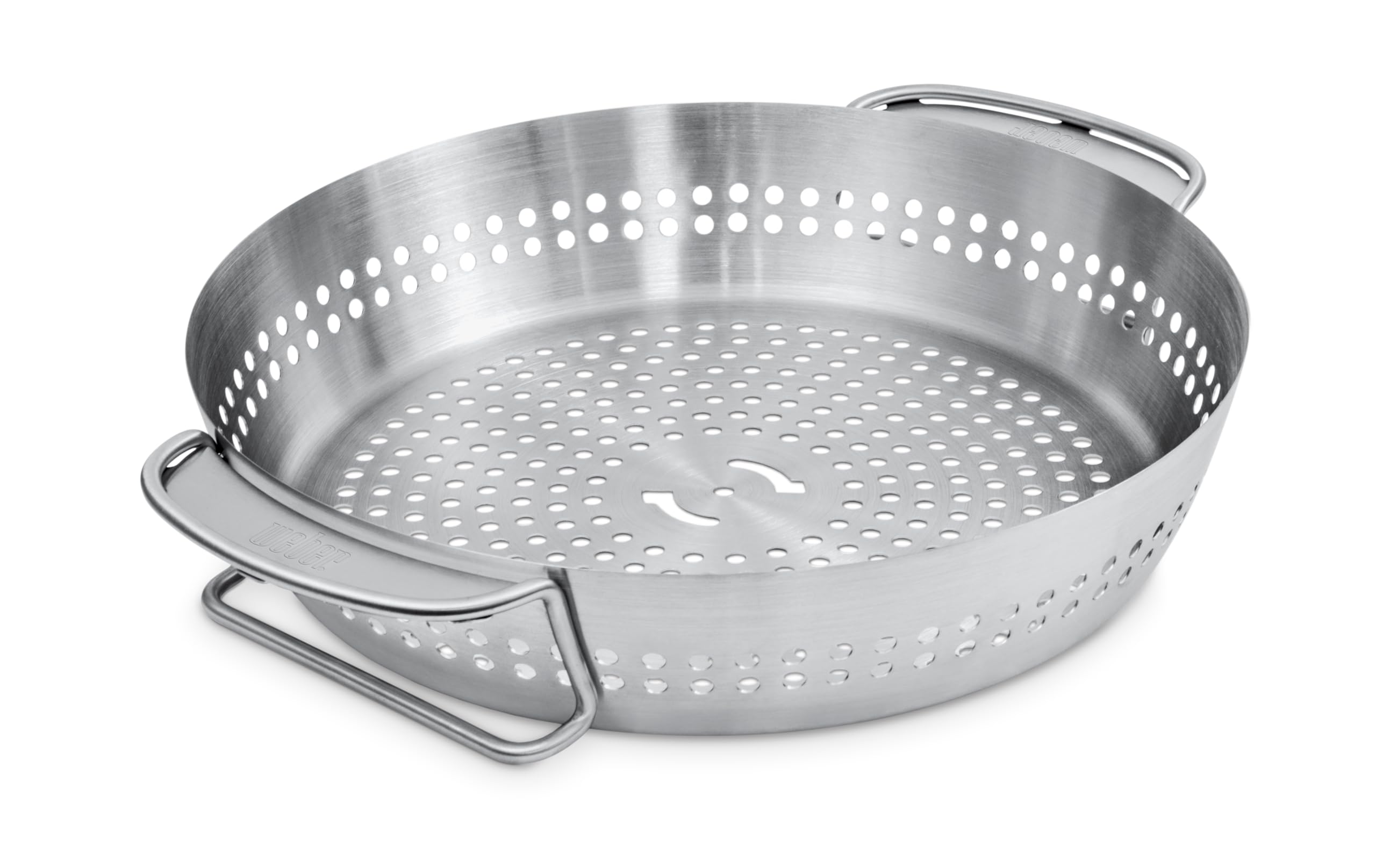 Weber Geflügelhalter Edelstahl für Gourmet BBQ System - saftiges Grillen von Hähnchen und Pute, spülmaschinenfest – Silber (8838)
