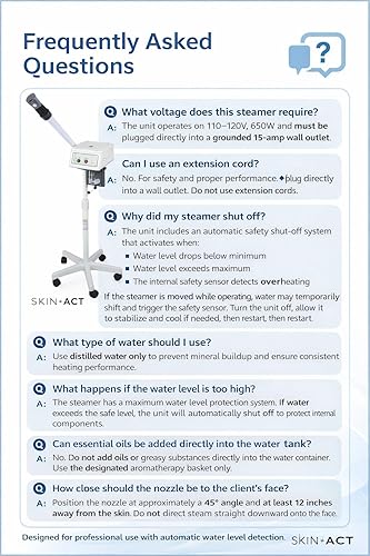 Miniatura 6 de SKINACT Katana Facial Steamer with Aroma Therapy, Deep Clean and Hydrate Your Skin with Gentle Steam for a Refreshed, Radiant Glow.