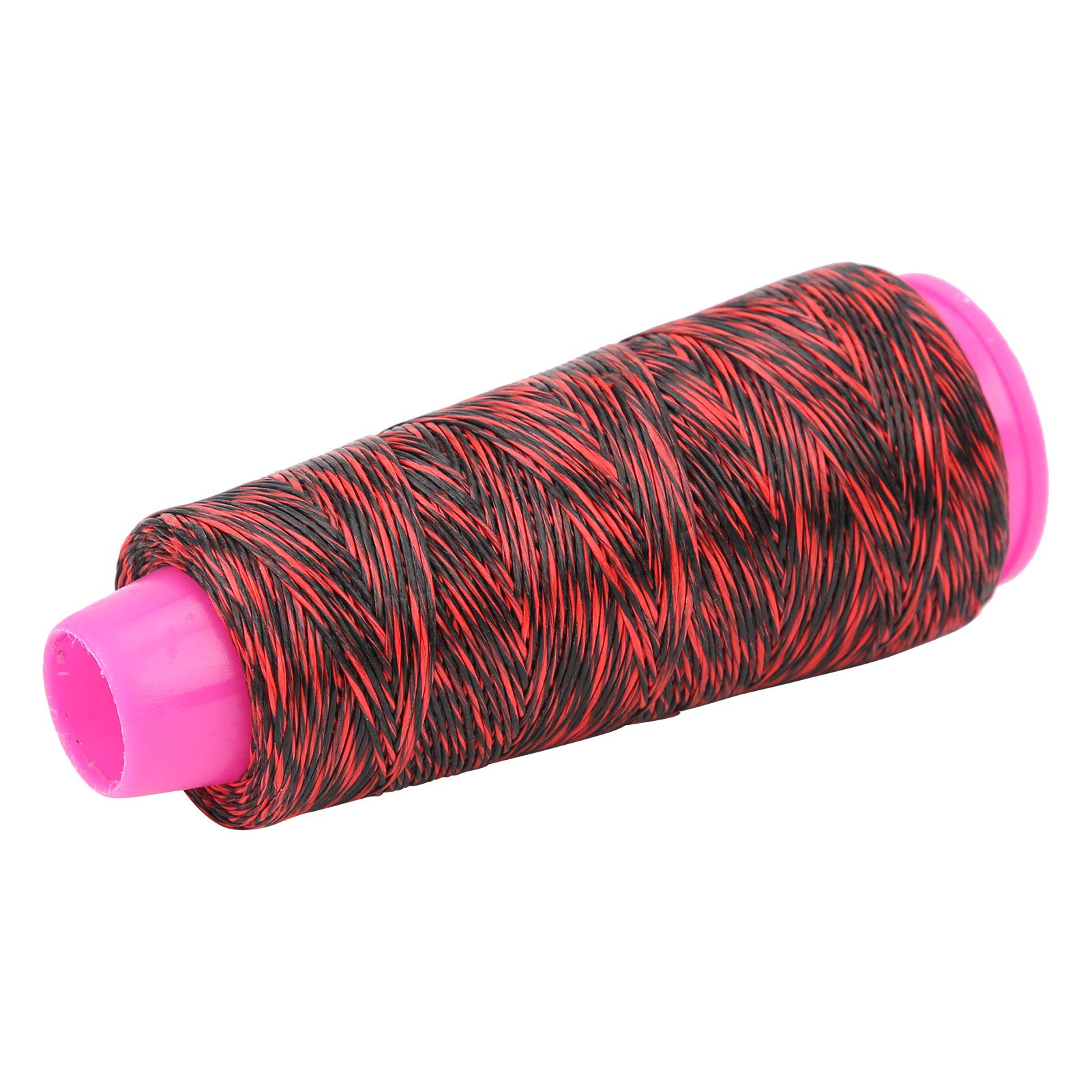 Sorandy Bow String Serving Thread, 1600D Ultra High Molecular Polyethylene Fiber Thread, Strong Toughness Low Ductility with Super Light Weight Wear Resistance, Ideal for Recurve (Black Red)