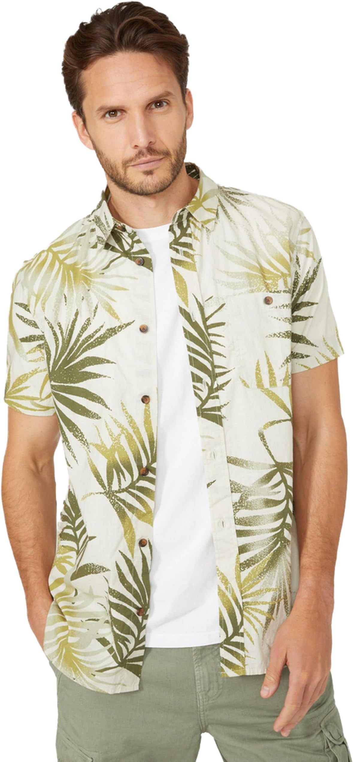 MantarayMen's Beach Palm Print