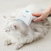 Vista 5 de Herramienta de eliminación de pelaje para perros – Cepillo ancho curvado para pelaje de mascotas sin esfuerzo, removedor de pelo suelto para perros