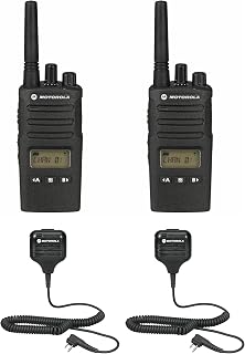 RMU2080D 2-Pack with Speaker Mics Two-Way Radio Digital Display 8 Channels UHF 450-470MHz