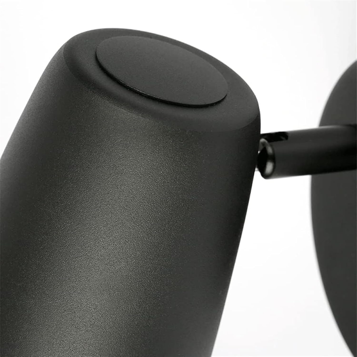 WJJHERRH Bedside Reading Lamp Fixture Mounted Indoor Ceiling Spotlight Adjustable Wall Rotatable White GU10 for Foyer Hallway Cabinet Showcase Gallery(Black)