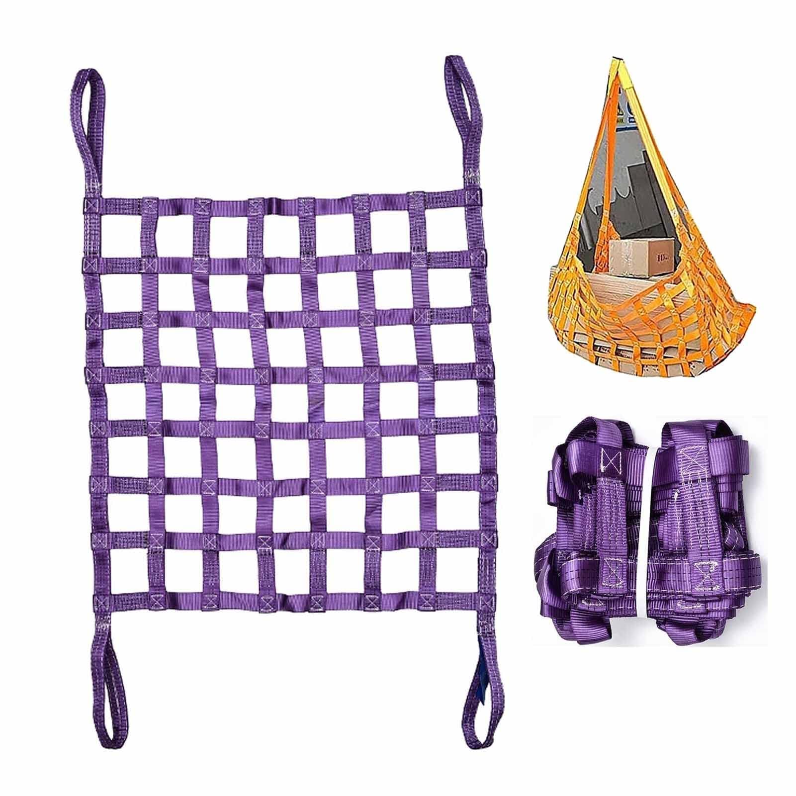Bolsa De Red De Ladrillos para Colgar - Correas De Red De Elevación Poliéster, Red De Suspensión De Carga, Bolsa De Elevación De Carga,Carga Y Descarga De Correas De Red De Elevación De Jardín
