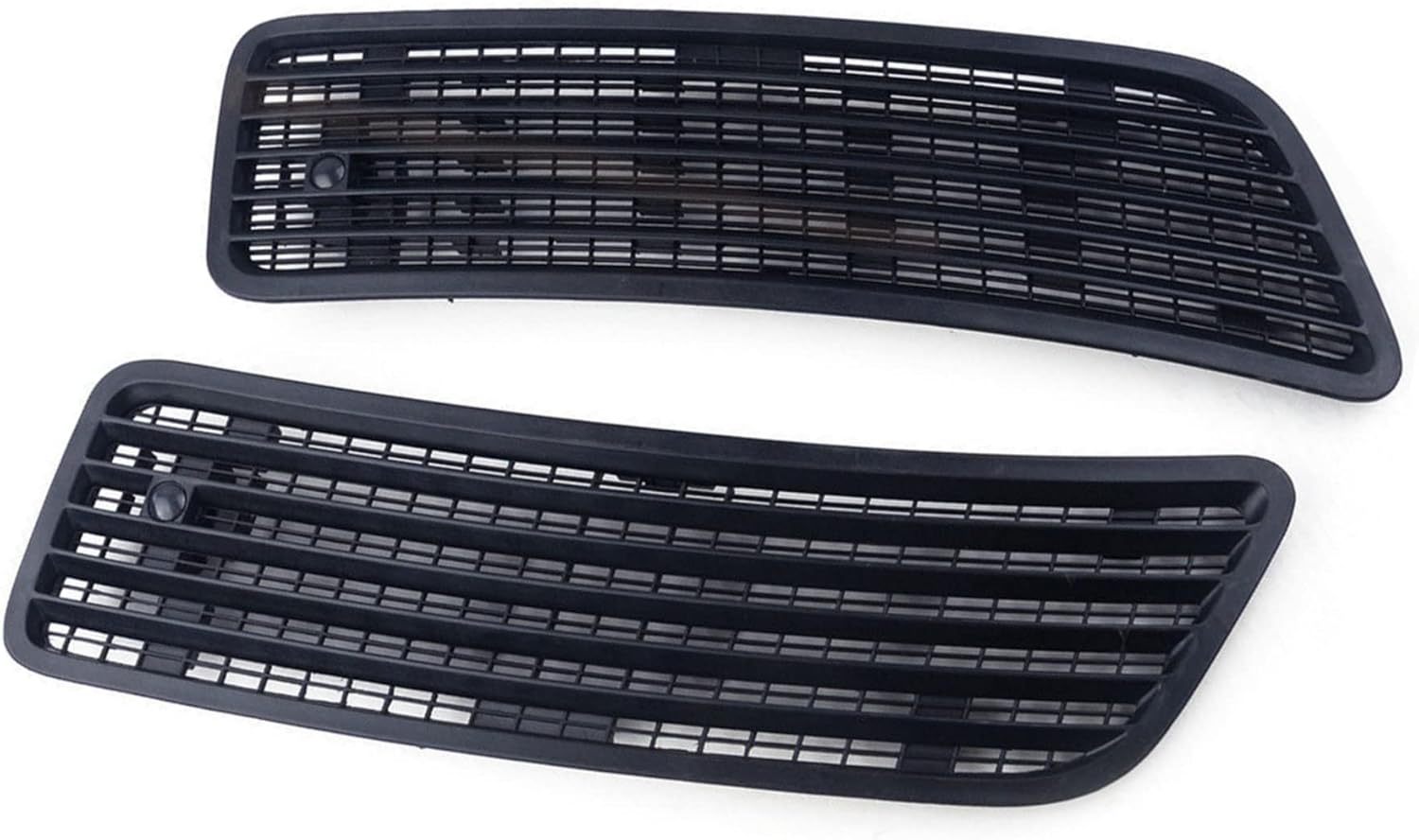 Pair Hood Bonnet Upper Grill Vent Trim Compatible for Mercedes-Benz W221 W251 W216 S550 S320 S400 R350 2007 2008 2009 2010 2011 2012 2013 Replaces OE# 2218800205 2218800305