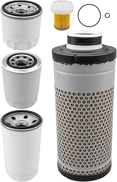 Filter Kit Fit for Mahindra 1626 HST L3 1.3L 1318CC 80.4CID Replace MAM0117 9806000001 10400511200 19690531100 19682581000 19642509000