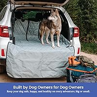 Vista 7 de 4Knines Forro de carga dividido para SUV – para perros y mascotas, resistente, impermeable, tapete para maletero y cubierta de carga – Compatible