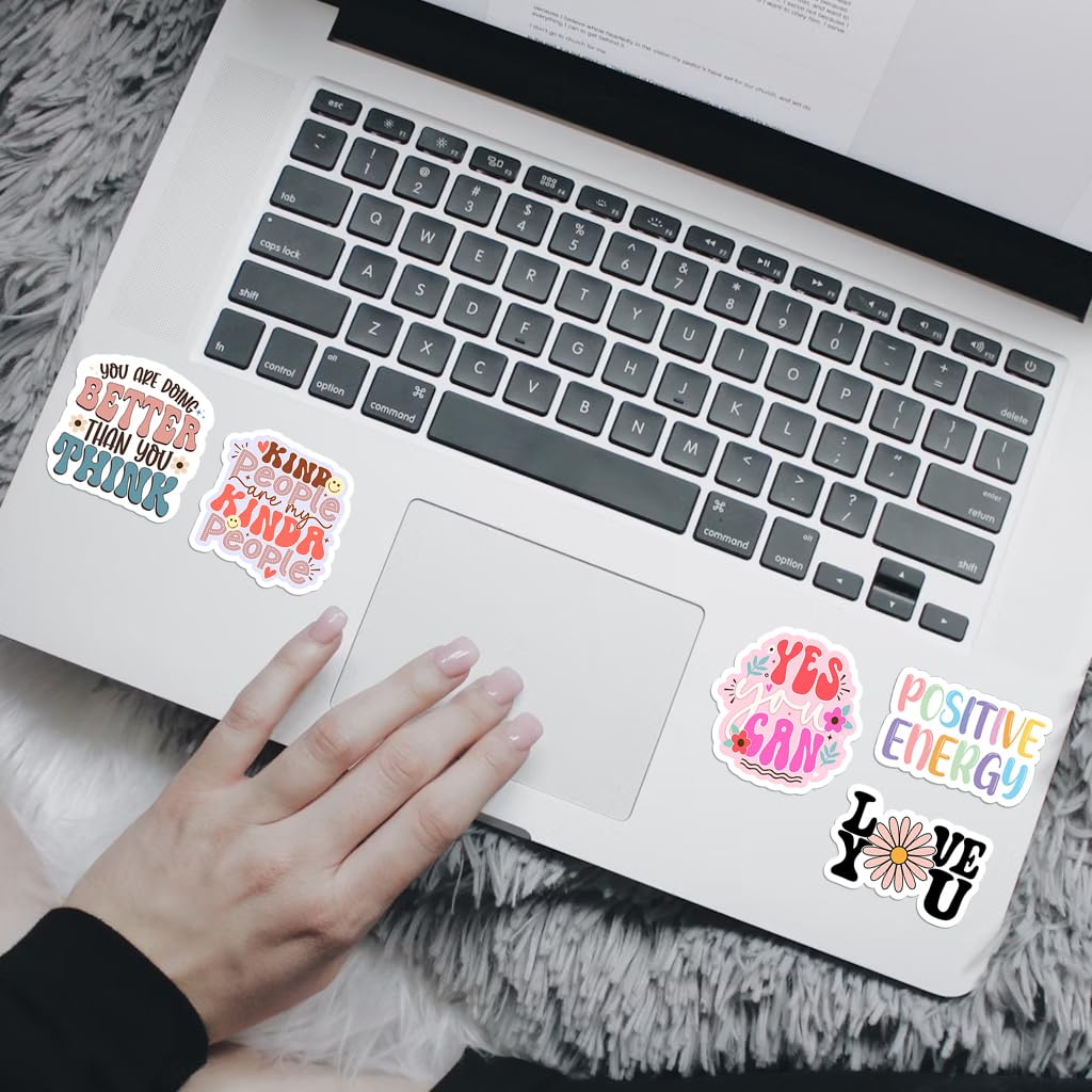 Motivationsaufkleber, Bestätigungsaufkleber für Teenager, Erwachsene, Studenten, Lehrer, Vinyl, ermutigende positive inspirierende Aufkleber für Wasserflaschen, Laptop, holografische Aufkleber,