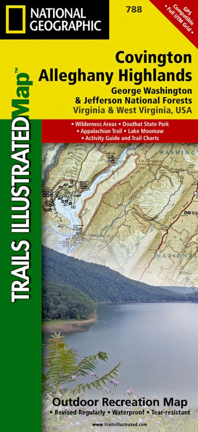 Covington, Alleghany Highlands [George Washington and Jefferson National Forests] (National Geographic Trails Illustrated Map)