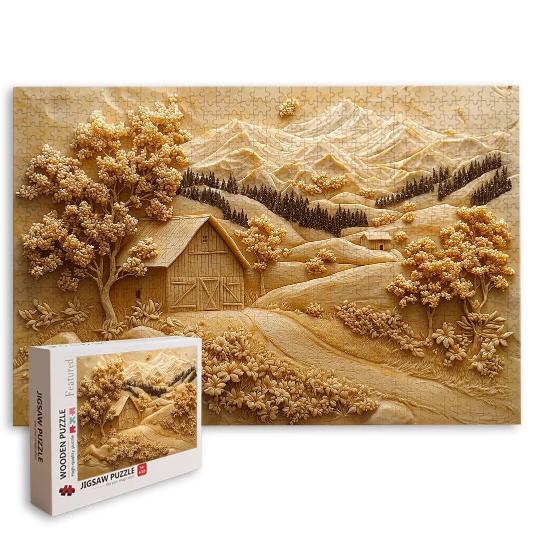 Puzzle Farm, Puzzle 2000 Pieces Puzzle, Gift, Women, Decor -8582