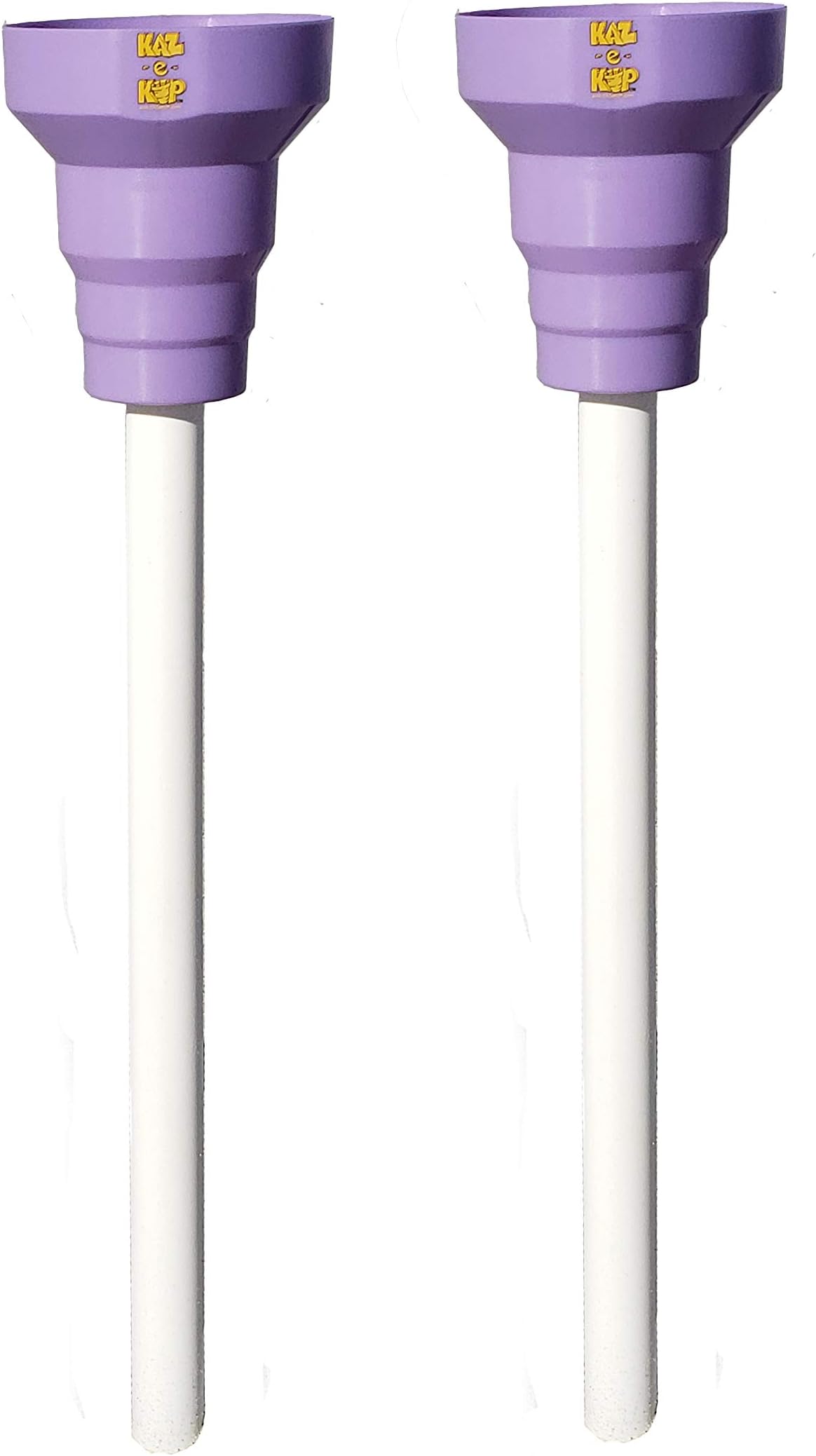 Beach Drink Cup Holder. Set of 2 Lavender Kups and 2-16" Beach Poles. The KAZeKUP Beach Cup Holder Works in Your car Too! Holds Drinks and Other Items Too. Sunglasses, Keys, Phone and More.